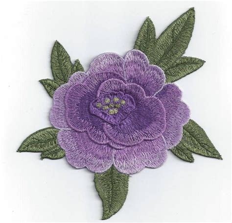24 18. . Flower embroidery patches